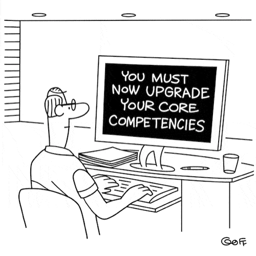 You must now upgrade Your Core Competencies