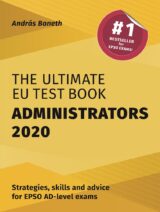 Book cover of The Ultimate EU Test Book Administrators 2020 by András Baneth