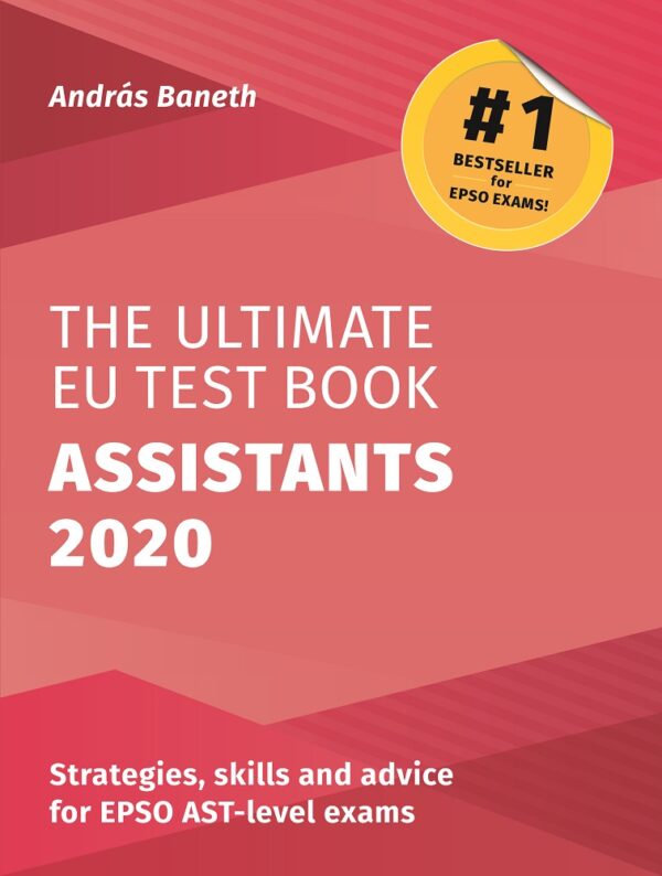 Book cover of The Ultimate EU Test Book Assistants 2020